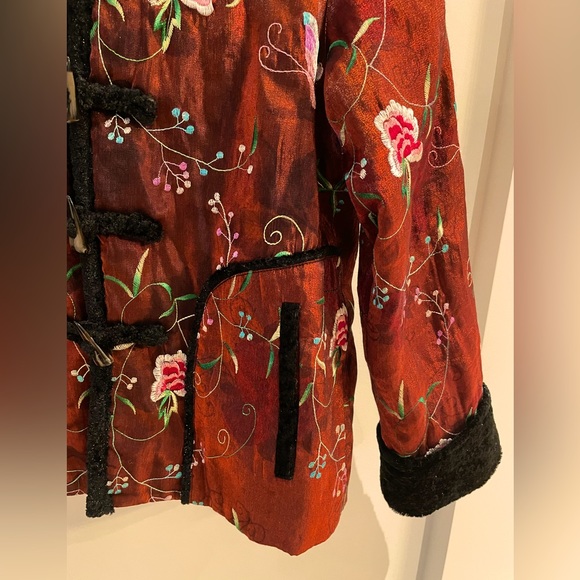 Red and Black vintage JACKET / BLAZER - Picture 4 of 7